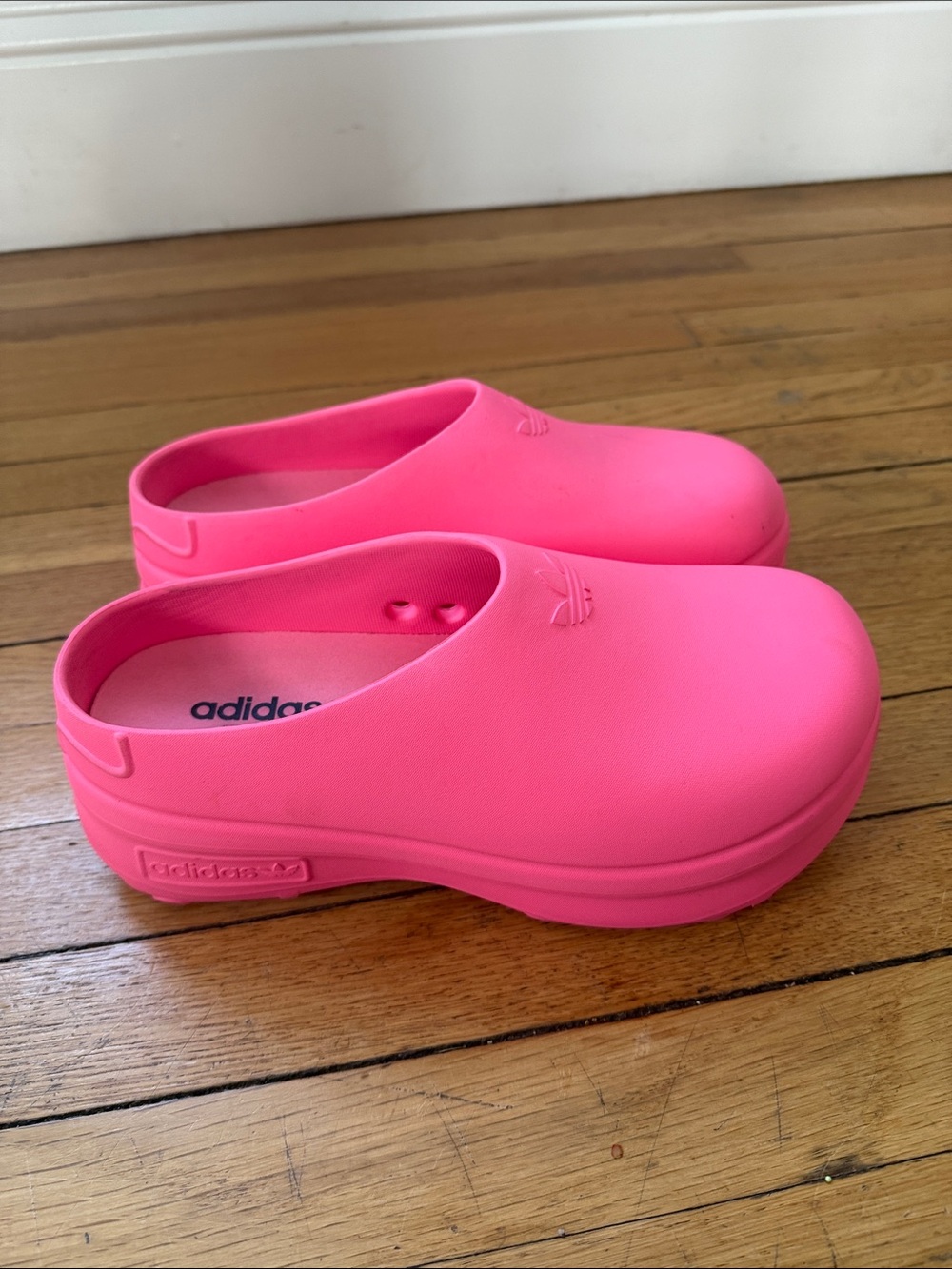 Adidas Adifom Stan Smith Mules feature a chunky, slip on and size 9 barely worn - Picture 3 of 5